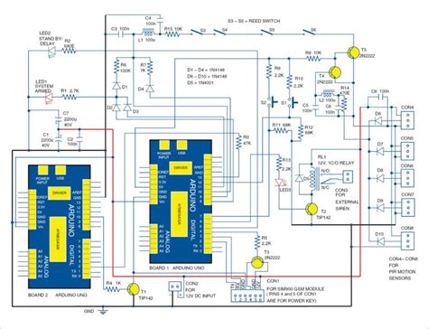 Arduino Based Gsm Home Security System Full Diy Project