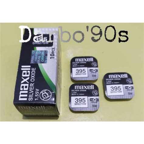 Jual BATERAI MAXELL 395 SR927SW MAXELL 395 MAXELL 927 ORIGIN Shopee