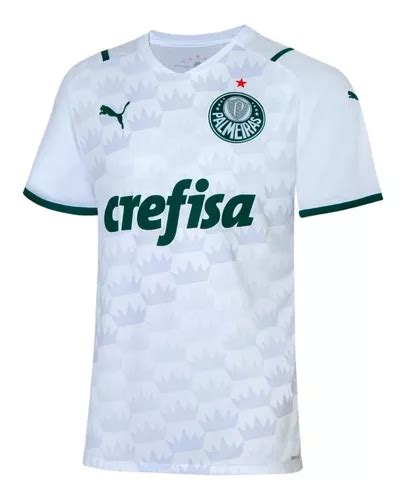 Camisa Puma Palmeiras Ii 2021 2022 Branca Oficial Original Frete grátis