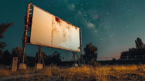 Premium Photo | This is a photo of an abandoned drivein movie theater ...