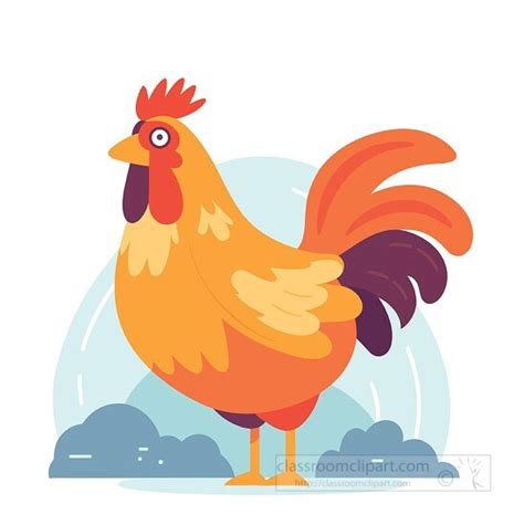 Chicken Clipart-chicken a domesticated farm animal