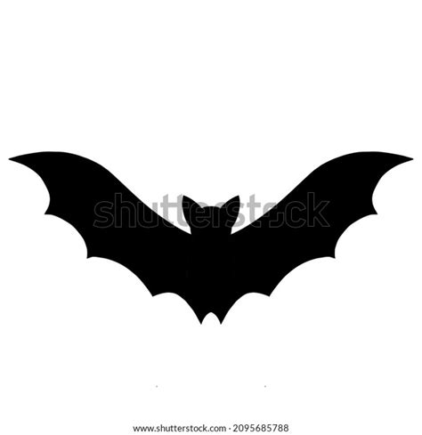 Bat Silhouette Illustration White Background Stock Illustration 2095685788 | Shutterstock