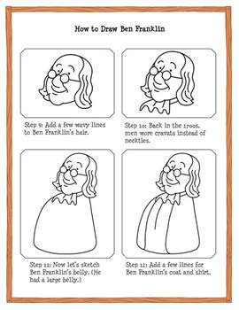 how to draw ben franklin