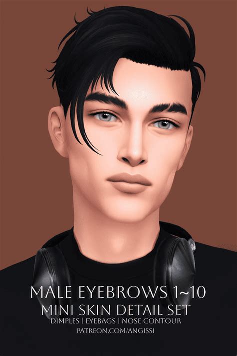 27 Stormy Sims 4 Male Eyebrows Cc For Brows On Fleek