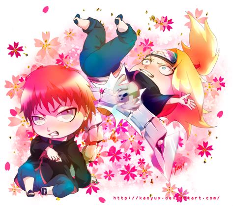 Chibi Sasori And Deidara By Kaoyux On Deviantart