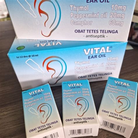 Jual Vital Ear Oil Obat Tetes Telinga Antiseptik Shopee Indonesia