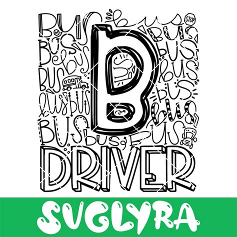 Bus Driver Typography Svg, School Spirit Svg, School Svg Ins | Inspire ...