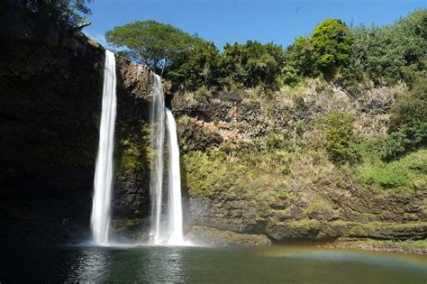 Wailua Falls - Easy Fantasy Island Twin Waterfalls on Kauai