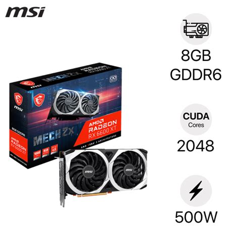 Vga Radeon Rx 6600 Xt Mech 2x 8g Oc Giá Rẻ