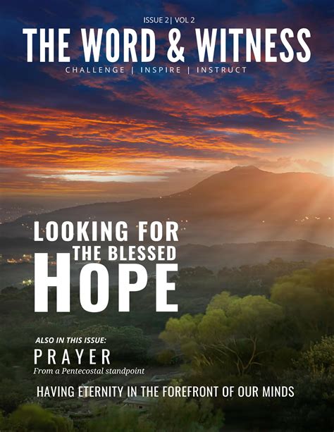 Word Witness Looking For The Blessed Hope By Jasonmcgehee Issuu