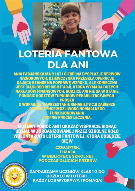 Charytatywna Loteria Fantowa Szkoła Podstawowa nr 12 z Oddziałami