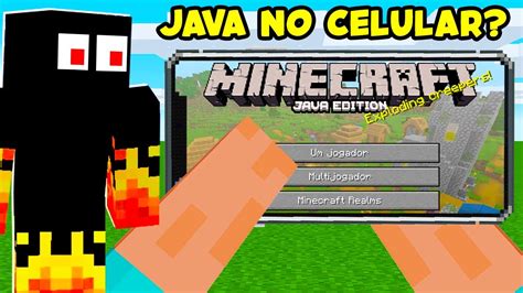 Descobri Como Jogar Minecraft Java No Celular Youtube