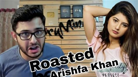 Carryminati Roasted Tiktok Star Arshifa Khan Youtube