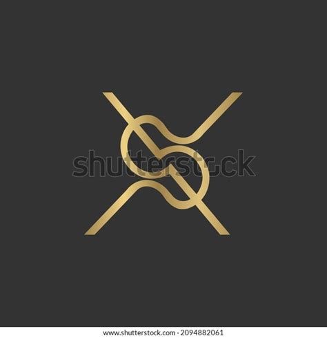 Creative Abstract Letter Xs Logo Design Stock Vector Royalty Free