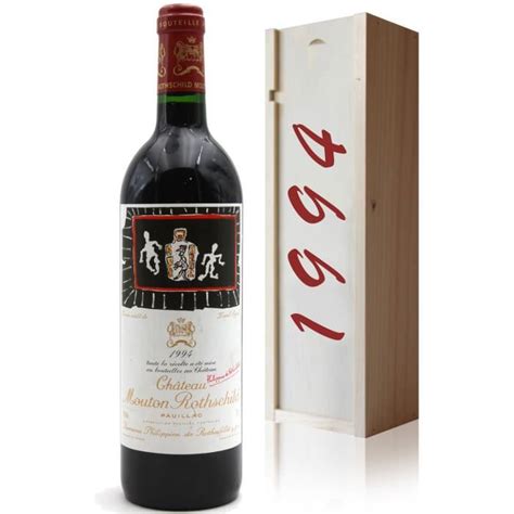 Coffret Château Mouton Rothschild 1994 Rouge 75cl Aoc Pauillac La