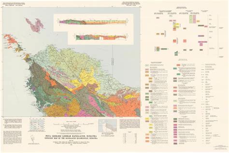 Peta Geologi Lembar Lhoukseumawe Sumatra Geologic Map Of The My Xxx