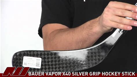 Bauer Vapor X40 Silver Grip Hockey Stick Youtube