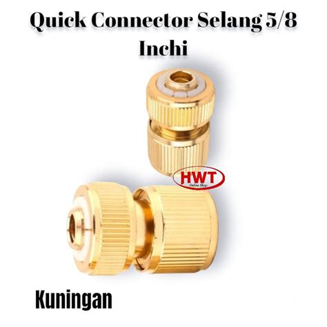 Jual Quick Release Connector Konektor Sambungan Selang 5 8 Inchi