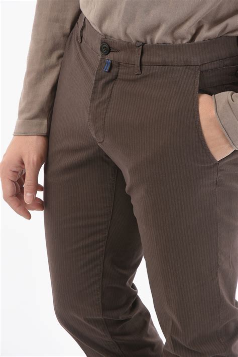 Corneliani Stretch Cotton Chino Pants Men Glamood Outlet