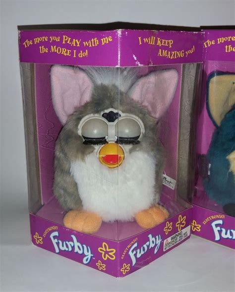 Original Vintage 1998 Furby Lot 90s Toys Limited Edition Rare Tiger