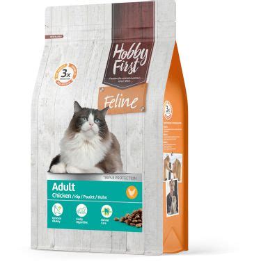 Hobbyfirst Feline Adult Kip Kattenvoer Voordelig Bij