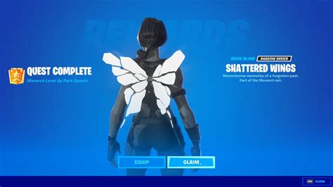 How To Unlock Shattered Wings Back Bling In Fortnite Chapter 3