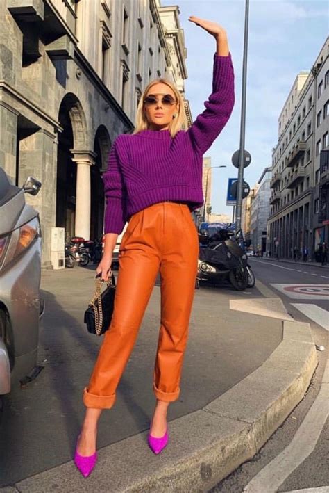 Color Block Styles Spring 2019 Street Fashion Street Style Outfits