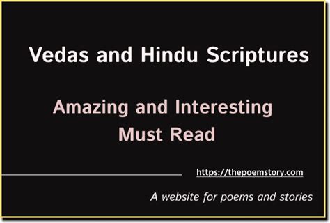 Knowledge in Vedas and Hindu Scriptures: Amazing and Interesting ...