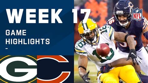 Packers vs. Bears Week 17 Highlights | NFL 2020 | Nfl, Packers, Nfl games