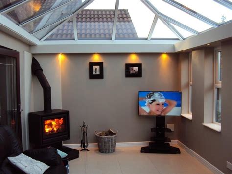 Contemporary Conservatory Orangery Creating A Cosy Corner Complete