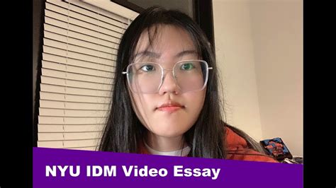 Nyu Idm Application Video Youtube