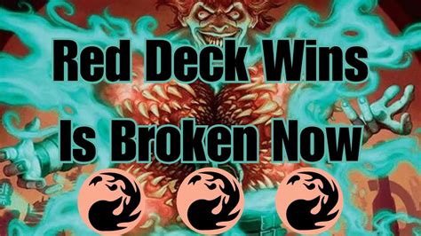 Turn 2 Wins And Manifest An Army Of Dread Broken Red Deck Wins MTG