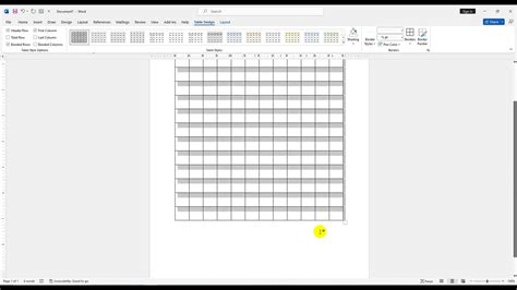 How To Print Gridlines In Word Worksheets Library