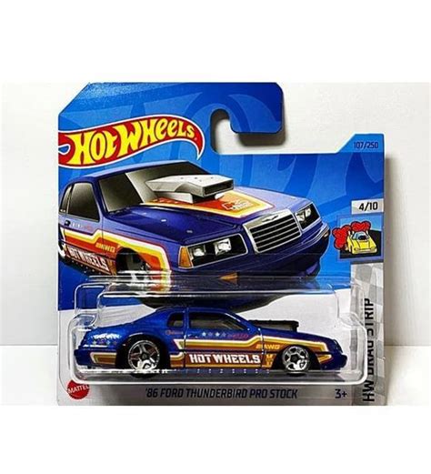 Hot Wheels 86 Ford Thunderbird Pro Stock 410 107250 Model Araba