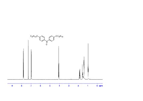 Figure S1 1 H Nmr Of 44 Bishexyloxyphenylbenzophenone Download