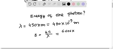 SOLVED:A yellow photon has wavelength of 500 nm. What is its frequency ...