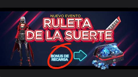 NUEVO EVENTO RULETA DE LA SUERTE BONUS DE RECARGA ASPECTOS TOKENS