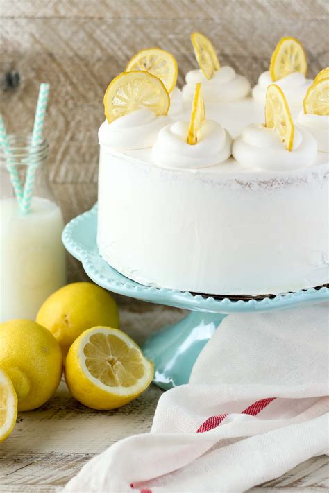 Lemon Ice Cream Cake Recipe Food Fanatic