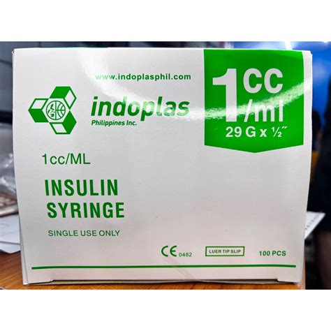 Box Terumo Insulin Syringe G X Cc Ml Cc Ml G X