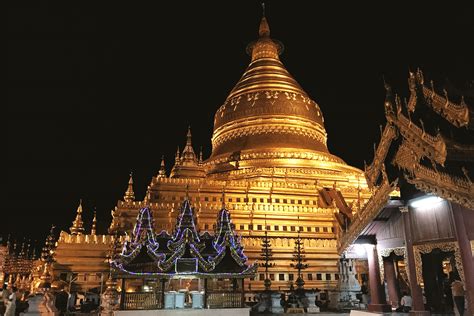 Shwezigon pagoda in Bagan, Myanmar – The Flo-world