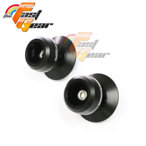 For Aprilia RSV MILLE S R 99 08 07 06 05 04 03 BLACK Swingarm Spools