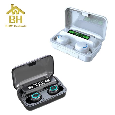 Bhw Earbuds Tws F9 5c Earphones Wireless Bluetooth Earphone Touch