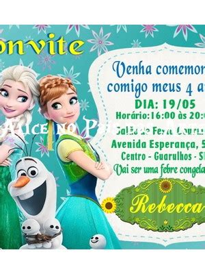 Frozen Febre Congelante Compre Produtos Personalizados No Elo