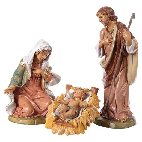 Complete Nativity Scene 30cm, 8 traditional style figurines | online sales on HOLYART.com