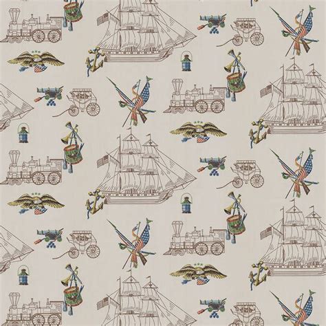 Old Americana Vintage Wallpaper With Ships And Windmills