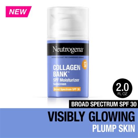 Neutrogena Collagen Bank Daily Face Moisturizer With Spf 30 2 Fl Oz Kroger