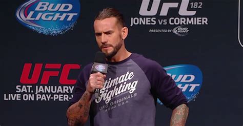 Rep Cm Punk Knows He Can Get Embarrassed In Ufc Debut