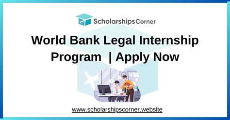 World Bank Legal Internship Program 2025 Spring Internship