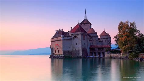 HD wallpaper: Chateau de Chillon, Switzerland, Architecture | Wallpaper ...