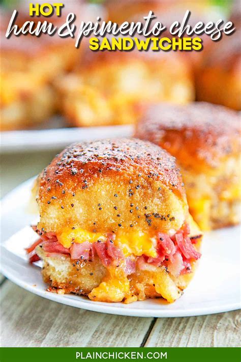 Hot Ham And Cheese Sandwich Casserole Ham And Cheese Ham And Cheese